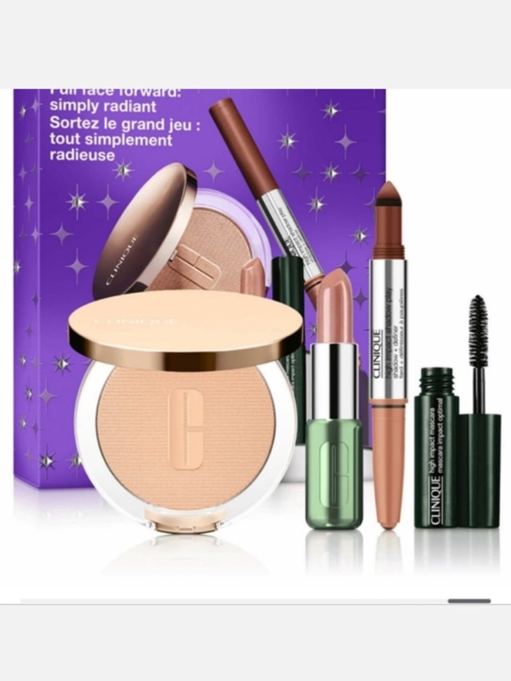 Clinique Makeup Duo - Peachy Nude Lip & Warm Bronzer